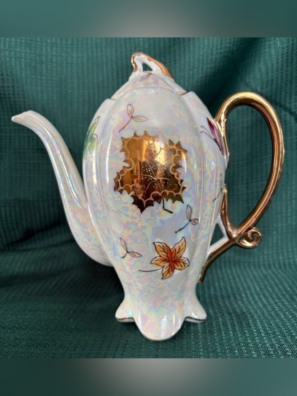 Vintage Lipper and Mann Porcelain Teapot with Lid